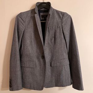 JCrew Grey Fitted Blazer